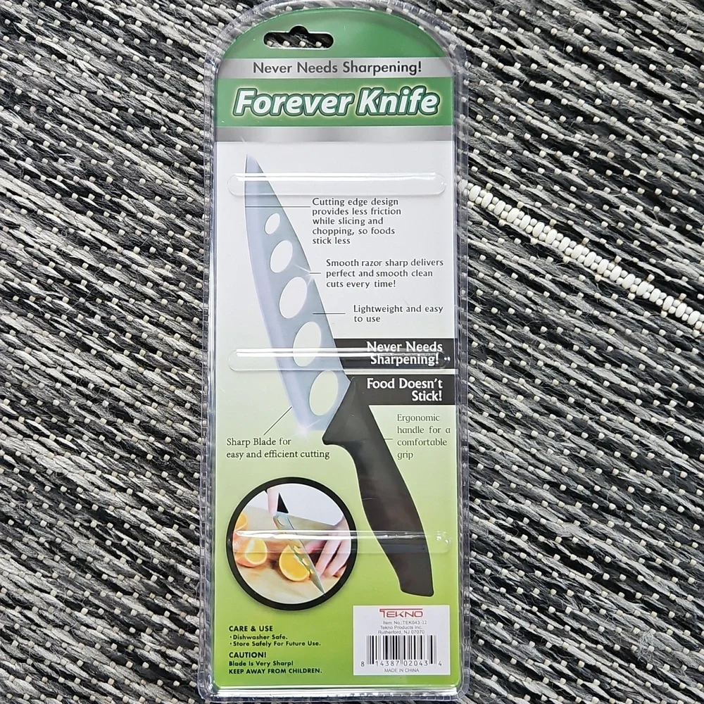 Kitchen Forever Knife with Black Handle (NWT)